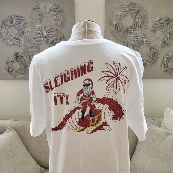 Hurley Everyday Washed Sleighing It T-shirt - Picture 9 of 15